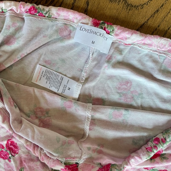 LoveShackFancy Sleep Shorts - Size Medium - Picture 2 of 4